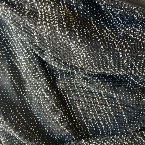 Fashion Magazine Women Cocktail Dress size XS One Sleeve KneeLength Sequin Black - Picture 9 of 10